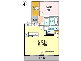 コンフォートＳの物件間取画像